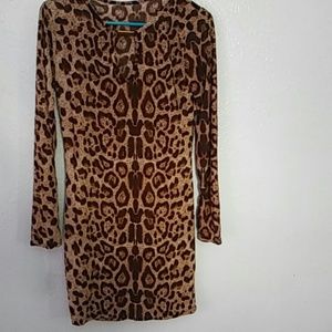 Leopard print dress
